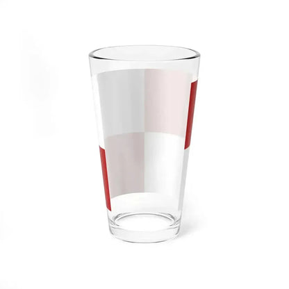 Flag of Gaeta Italy - Pint Glass 16oz - Go Mug Yourself