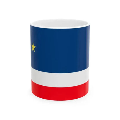 Flag of Gagauzia (Moldova) White Coffee Mug 11oz - Go Mug Yourself