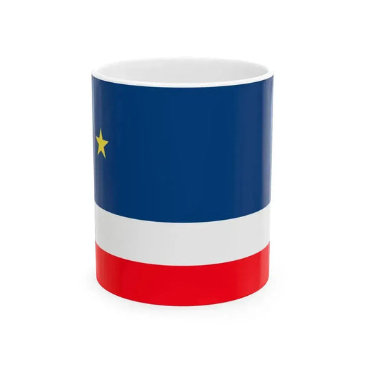 Flag of Gagauzia (Moldova) White Coffee Mug 11oz - Go Mug Yourself