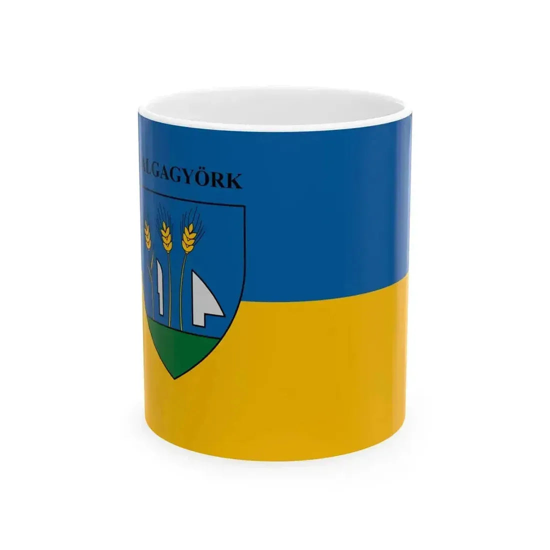 Flag of Galgagyork (Hungary) White Coffee Mug 11oz - Go Mug Yourself