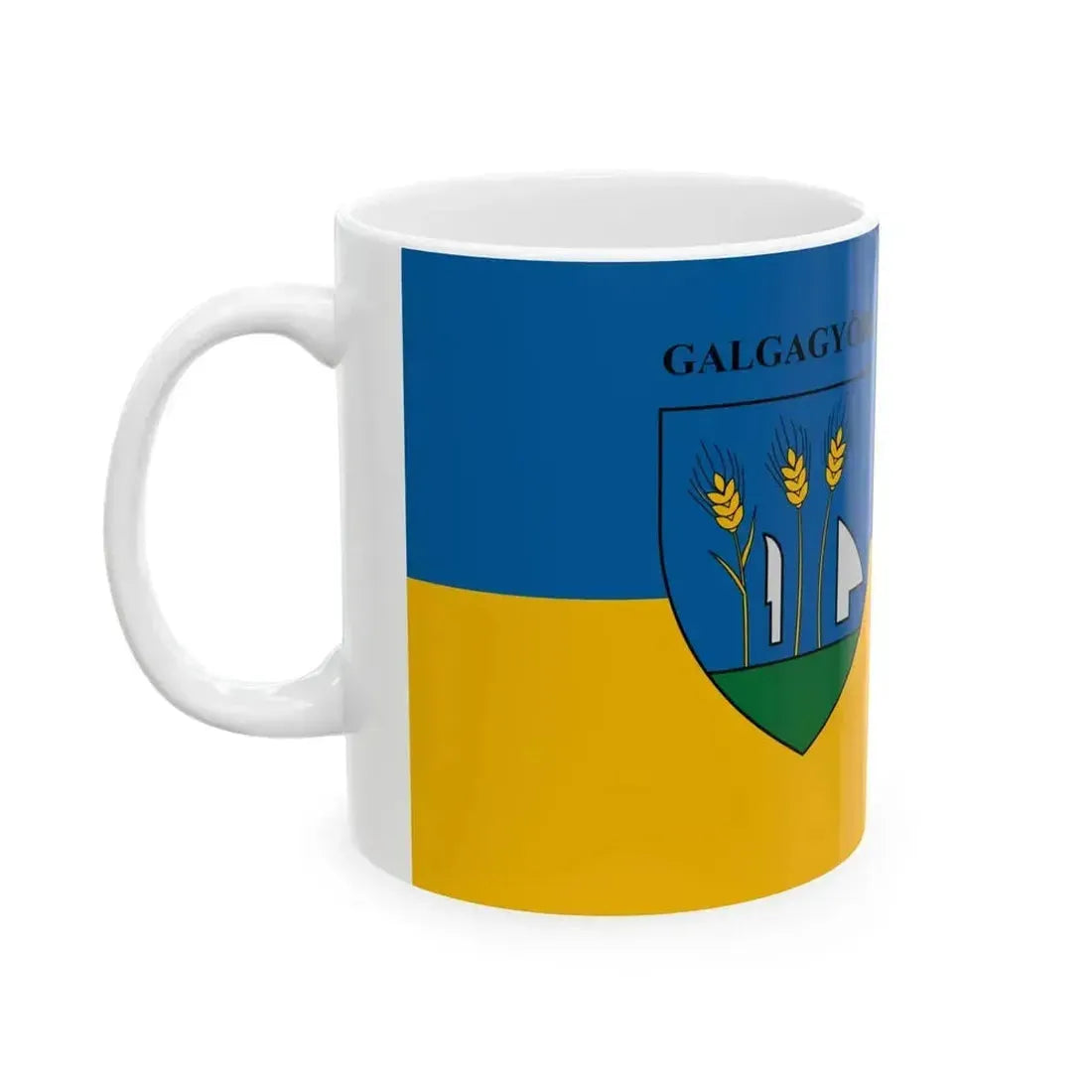 Flag of Galgagyork (Hungary) White Coffee Mug - Go Mug Yourself