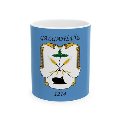 Flag of Galgaheviz (Hungary) White Coffee Mug 11oz - Go Mug Yourself