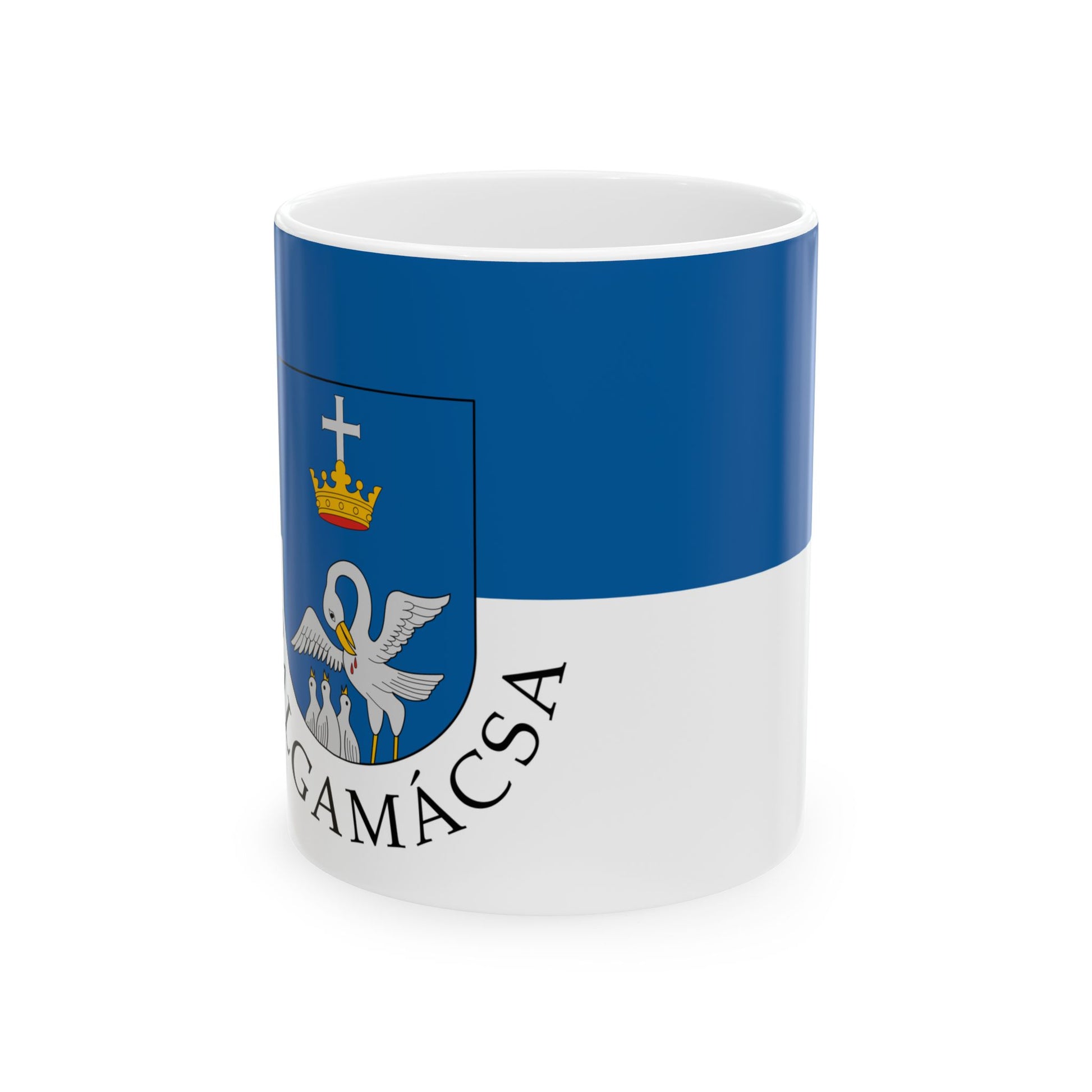 Flag of Galgamacsa (Hungary) White Coffee Mug-11oz-Go Mug Yourself