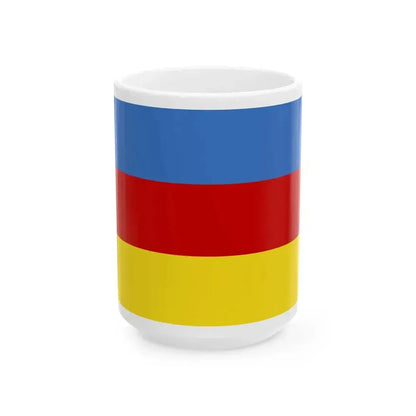 Flag of Galicia and Lodomeria 1849-1890 (Poland) White Coffee Mug 15oz - Go Mug Yourself