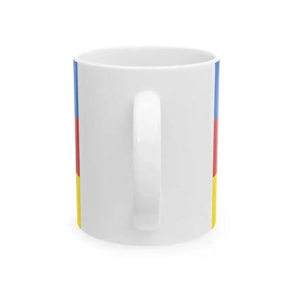 Flag of Galicia and Lodomeria 1849-1890 (Poland) White Coffee Mug - Go Mug Yourself
