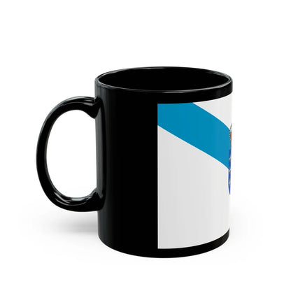 Flag of Galicia Spain - Black Coffee Mug-Go Mug Yourself