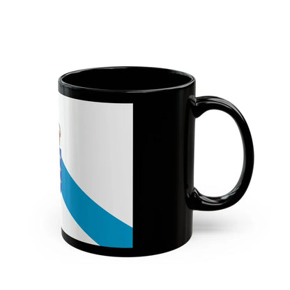 Flag of Galicia Spain - Black Coffee Mug-Go Mug Yourself