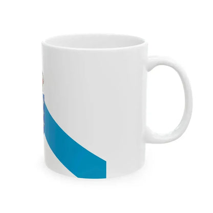 Flag of Galicia Spain - White Coffee Mug - Go Mug Yourself