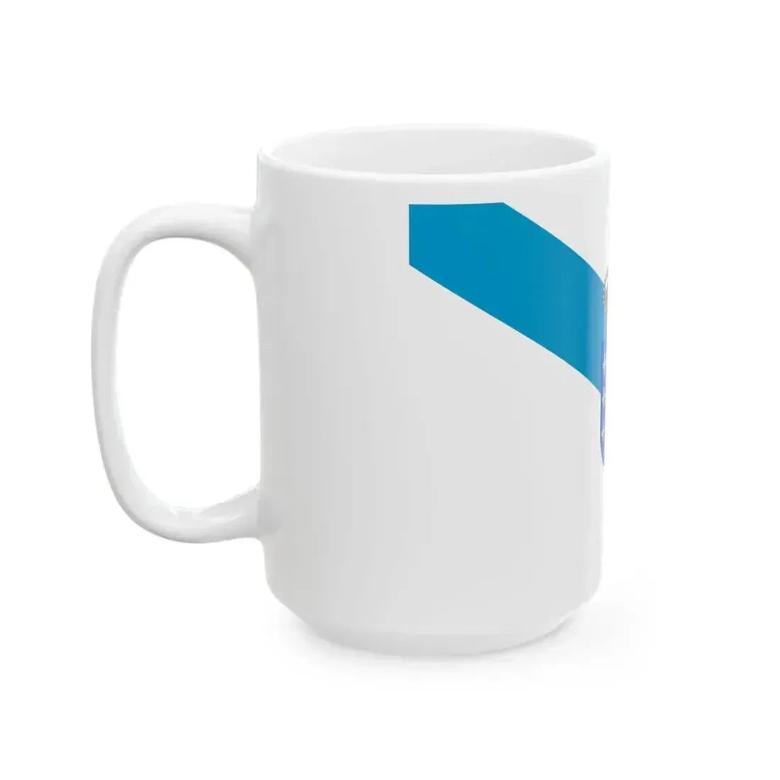 Flag of Galicia Spain - White Coffee Mug - Go Mug Yourself
