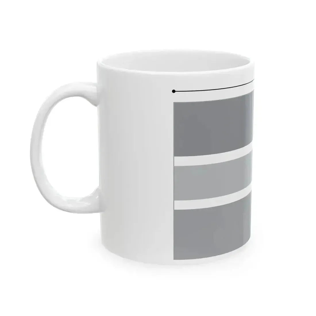 Flag of Gambia construction (Gambia) White Coffee Mug - Go Mug Yourself