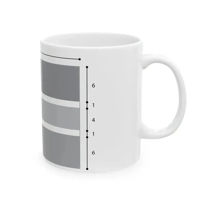 Flag of Gambia construction (Gambia) White Coffee Mug - Go Mug Yourself