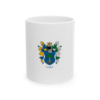 Flag of Gara Hungary (Hungary) White Coffee Mug-11oz-Go Mug Yourself