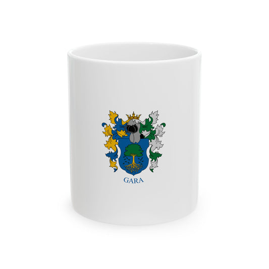 Flag of Gara Hungary (Hungary) White Coffee Mug-11oz-Go Mug Yourself