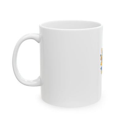 Flag of Gara Hungary (Hungary) White Coffee Mug-Go Mug Yourself