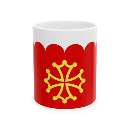 Flag of Gard France 2 - White Coffee Mug 11oz - Go Mug Yourself