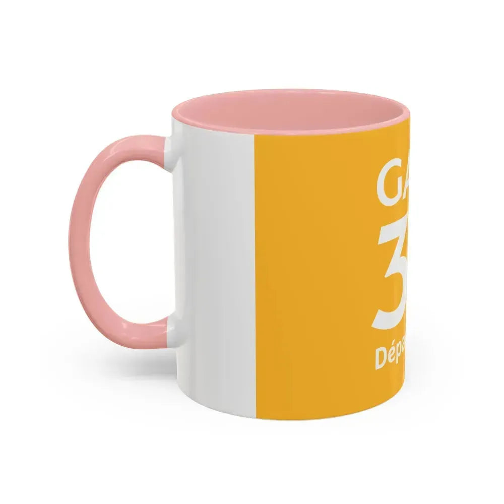 Flag of Gard France - Accent Coffee Mug - Go Mug Yourself