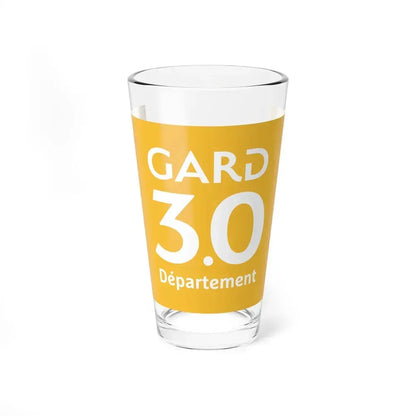 Flag of Gard France - Pint Glass 16oz 16oz - Go Mug Yourself