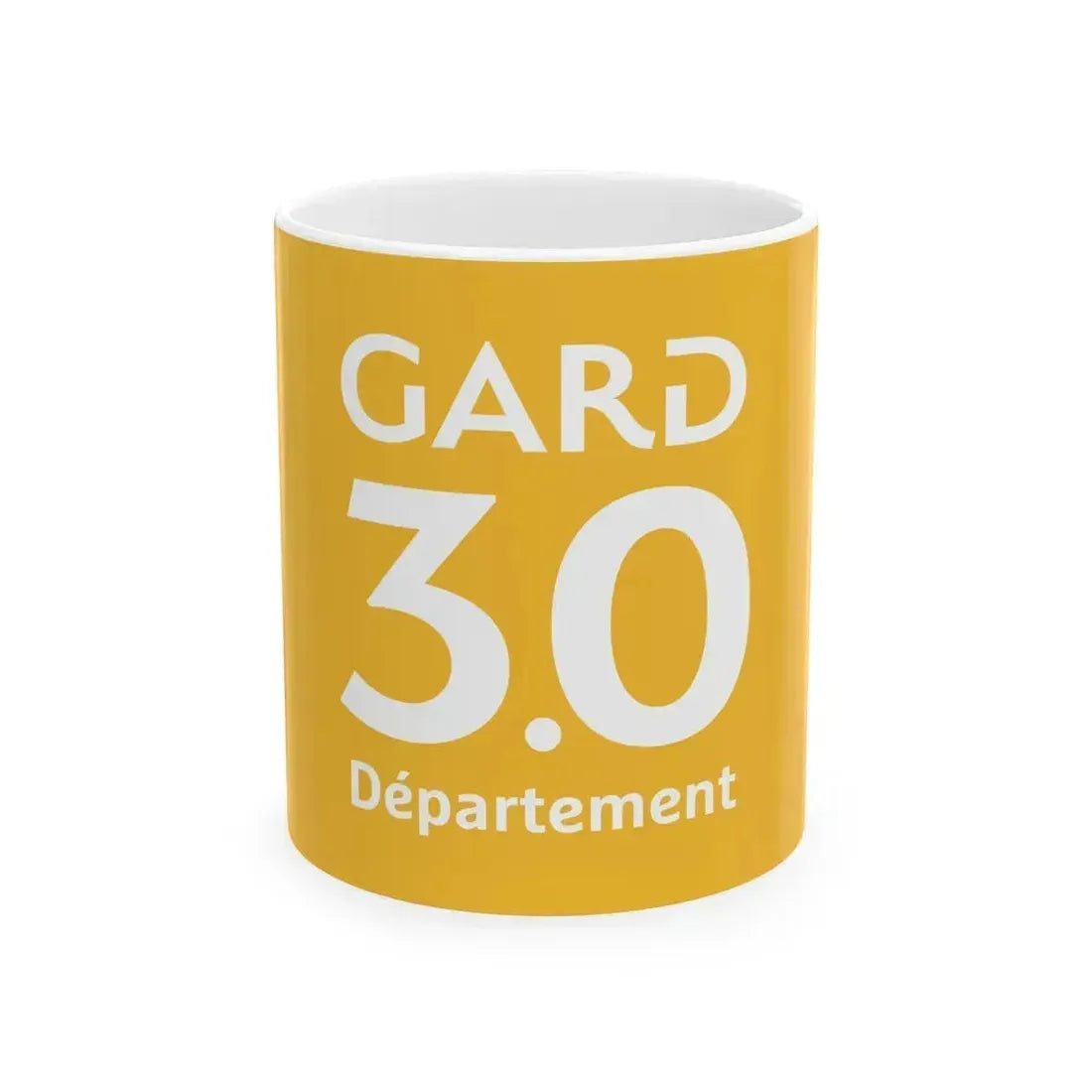 Flag of Gard France - White Coffee Mug 11oz - Go Mug Yourself