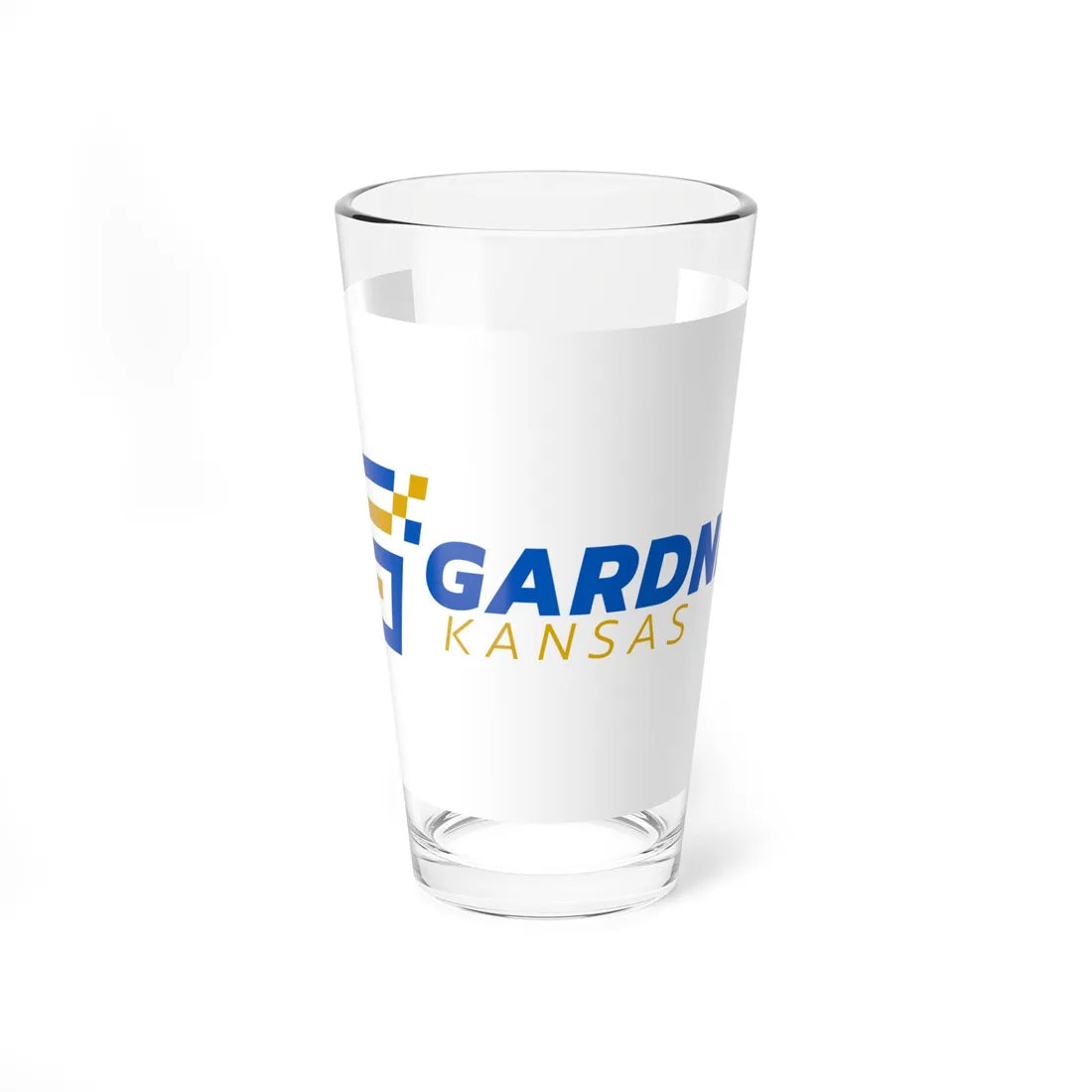 Flag of Gardner Kansas (United States) Pint Glass 16oz 16oz - Go Mug Yourself