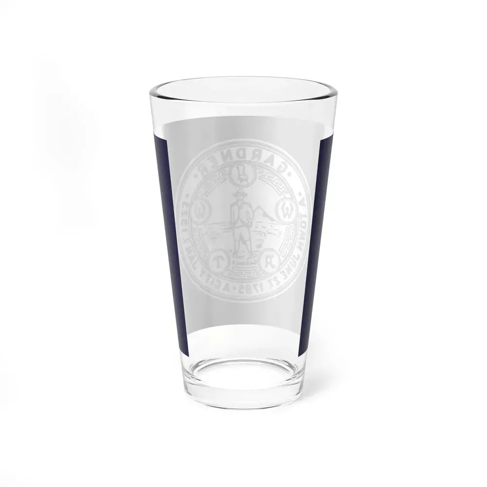 Flag of Gardner, Massachusetts - Pint Glass 16oz - Go Mug Yourself