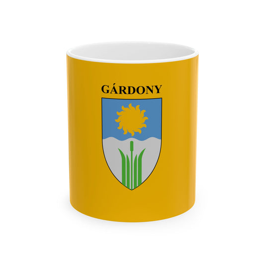Flag of Gardony (Hungary) White Coffee Mug-11oz-Go Mug Yourself