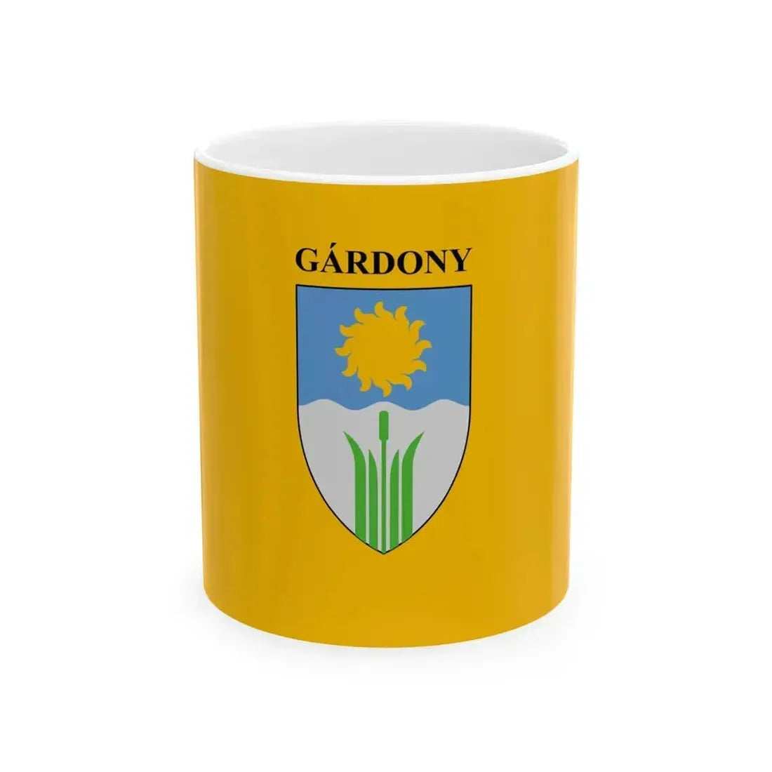Flag of Gardony (Hungary) White Coffee Mug 11oz - Go Mug Yourself