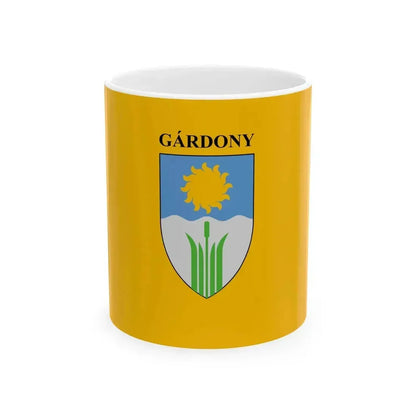 Flag of Gardony (Hungary) White Coffee Mug 11oz - Go Mug Yourself