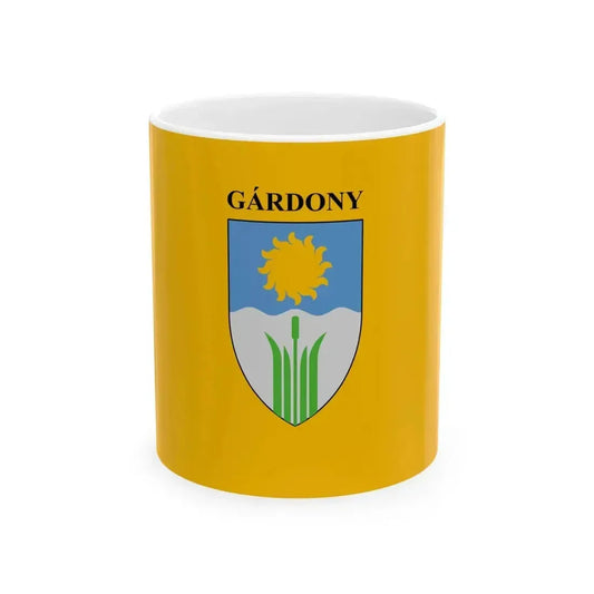 Flag of Gardony (Hungary) White Coffee Mug 11oz - Go Mug Yourself