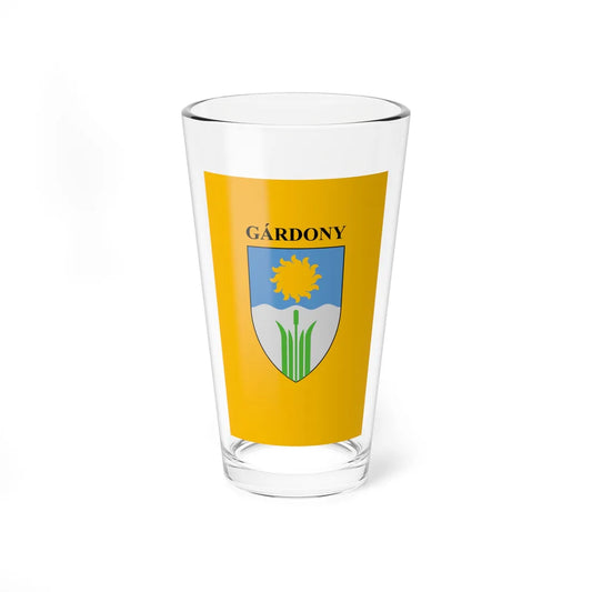Flag of Gardony vertical (Hungary) Pint Glass 16oz 16oz - Go Mug Yourself