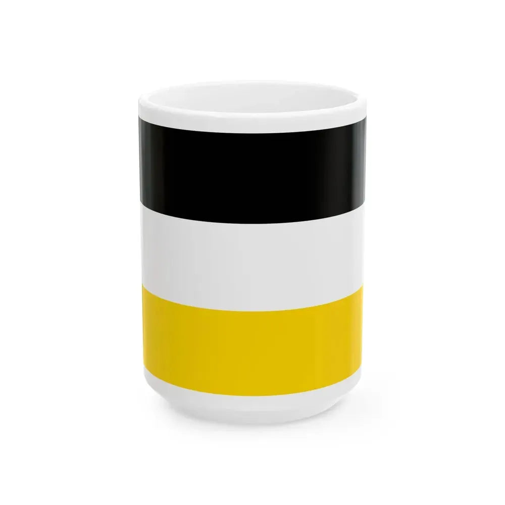 Flag of Garifuna (Belize) White Coffee Mug 15oz - Go Mug Yourself