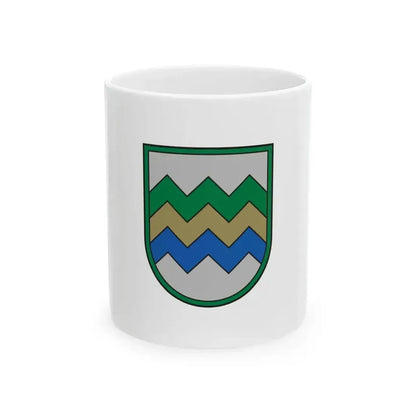Flag of Garkalne Municipality (Latvia) White Coffee Mug 11oz - Go Mug Yourself