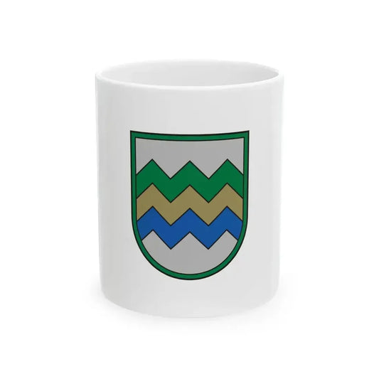 Flag of Garkalne Municipality (Latvia) White Coffee Mug 11oz - Go Mug Yourself