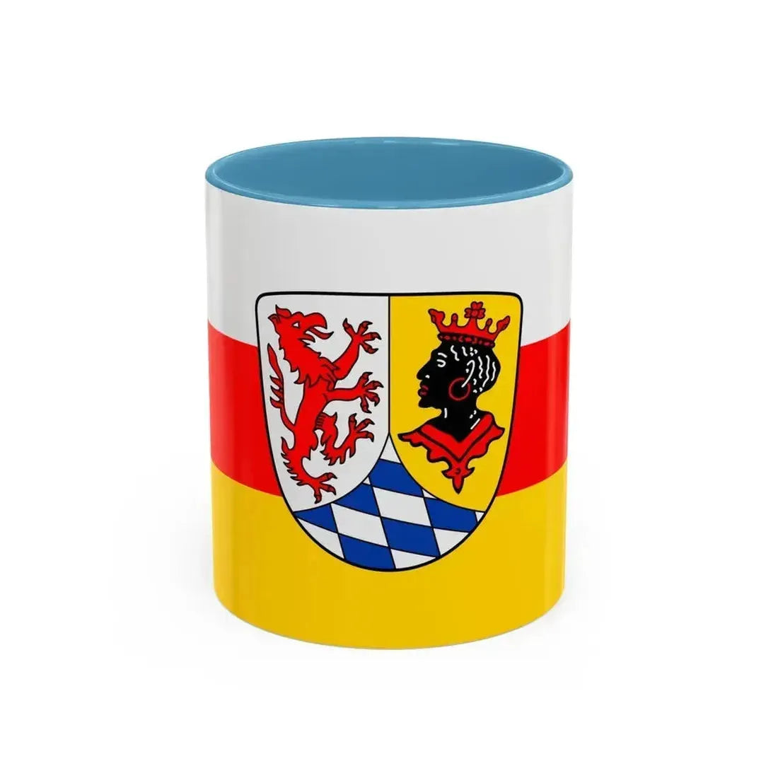 Flag of Garmisch Partenkirchen Germany - Accent Coffee Mug 11oz Light Blue - Go Mug Yourself