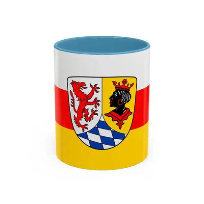 Flag of Garmisch Partenkirchen Germany - Accent Coffee Mug 11oz Light Blue - Go Mug Yourself