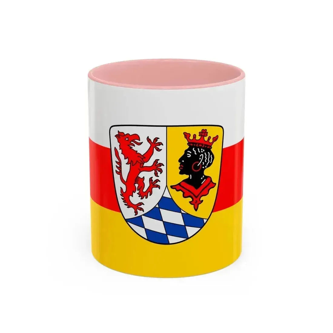 Flag of Garmisch Partenkirchen Germany - Accent Coffee Mug 11oz Pink - Go Mug Yourself
