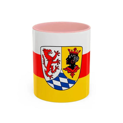 Flag of Garmisch Partenkirchen Germany - Accent Coffee Mug 11oz Pink - Go Mug Yourself