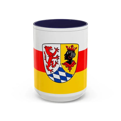 Flag of Garmisch Partenkirchen Germany - Accent Coffee Mug 15oz Navy - Go Mug Yourself