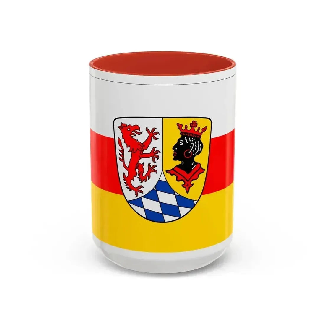 Flag of Garmisch Partenkirchen Germany - Accent Coffee Mug 15oz Red - Go Mug Yourself
