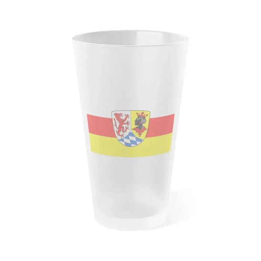 Flag of Garmisch Partenkirchen Germany - Frosted Pint Glass 16oz 16oz Frosted - Go Mug Yourself