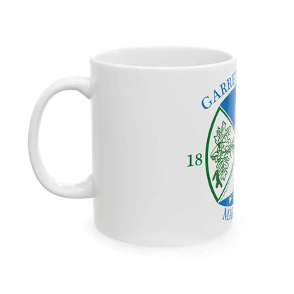 Flag of Garrett County Maryland (United States) White Coffee Mug - Go Mug Yourself