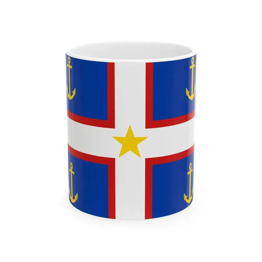 Flag of Gaspesie (Canada) White Coffee Mug 11oz - Go Mug Yourself