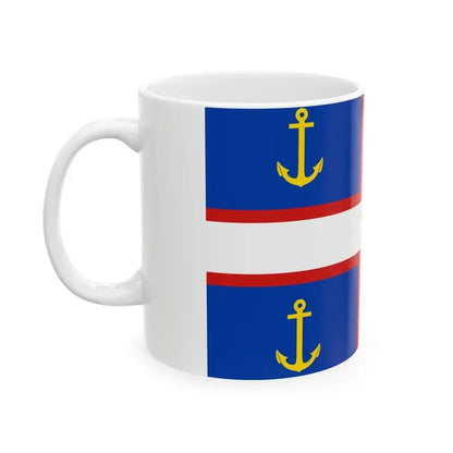 Flag of Gaspesie (Canada) White Coffee Mug - Go Mug Yourself