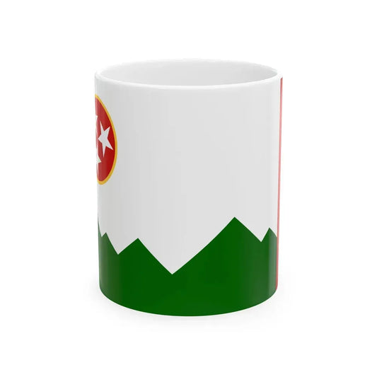 Flag of Gatlinburg Tennessee (United States) White Coffee Mug 11oz - Go Mug Yourself