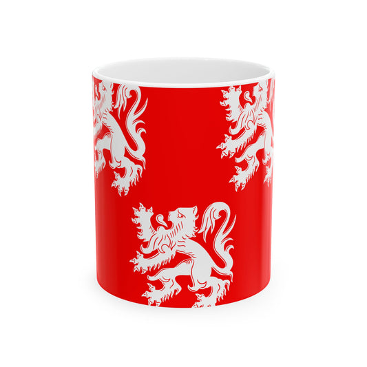 Flag of Gavere (Belgium) White Coffee Mug-11oz-Go Mug Yourself