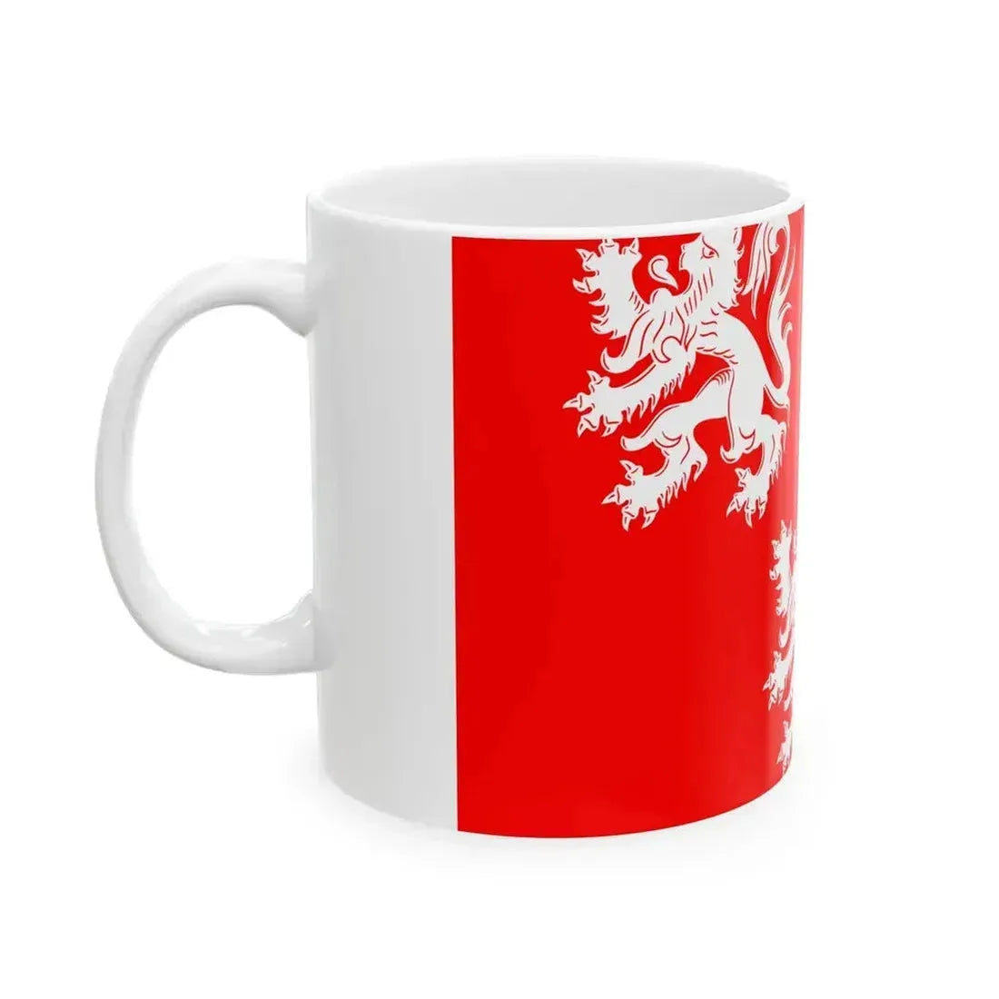 Flag of Gavere (Belgium) White Coffee Mug - Go Mug Yourself