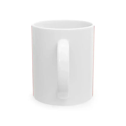 Flag of Gdansk variant (Poland) White Coffee Mug - Go Mug Yourself