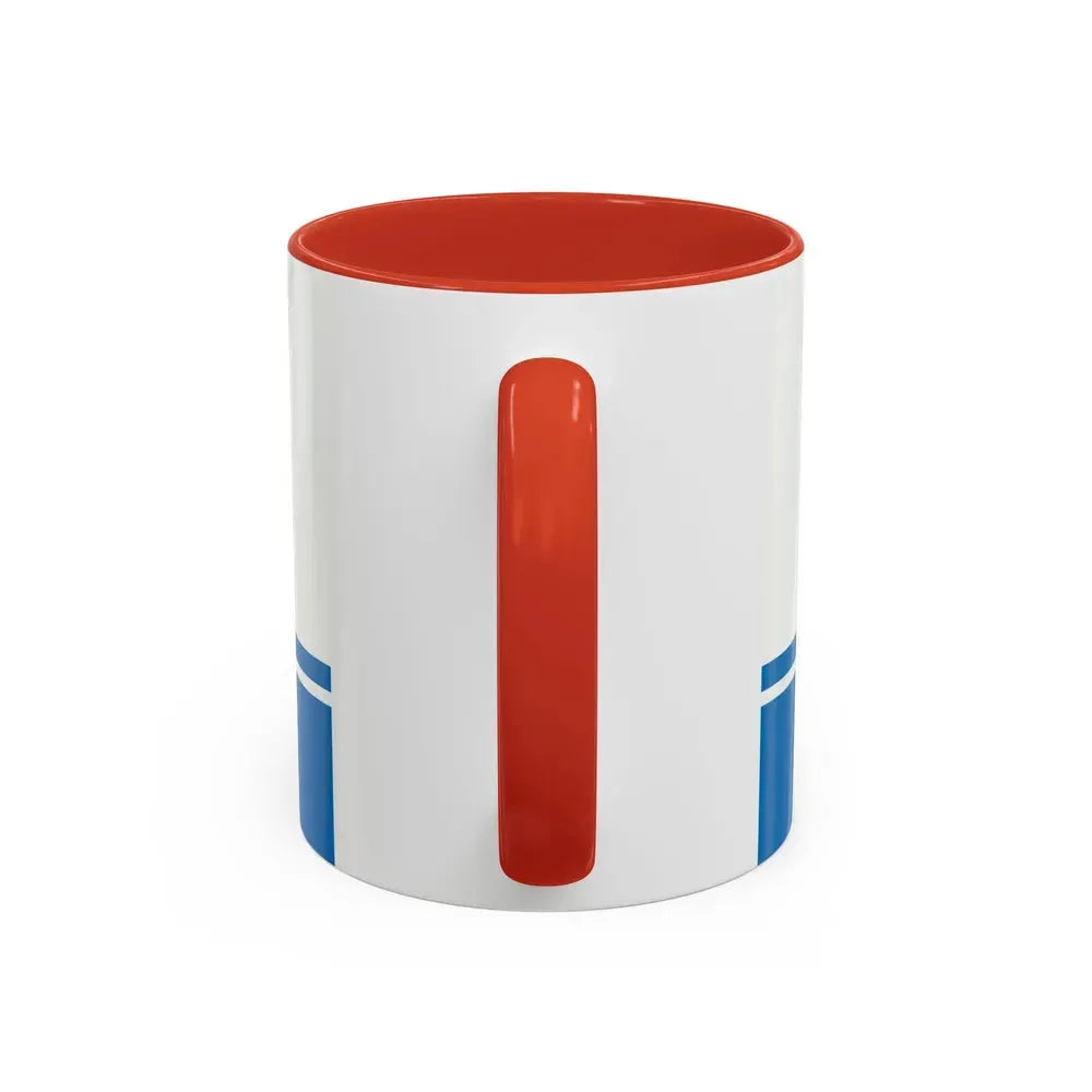 Flag of Gdynia Poland - Accent Coffee Mug - Go Mug Yourself