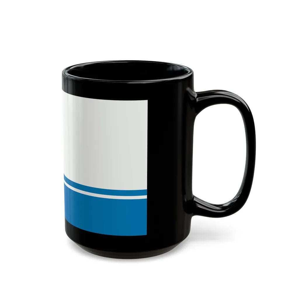 Flag of Gdynia Poland - Black Coffee Mug-Go Mug Yourself