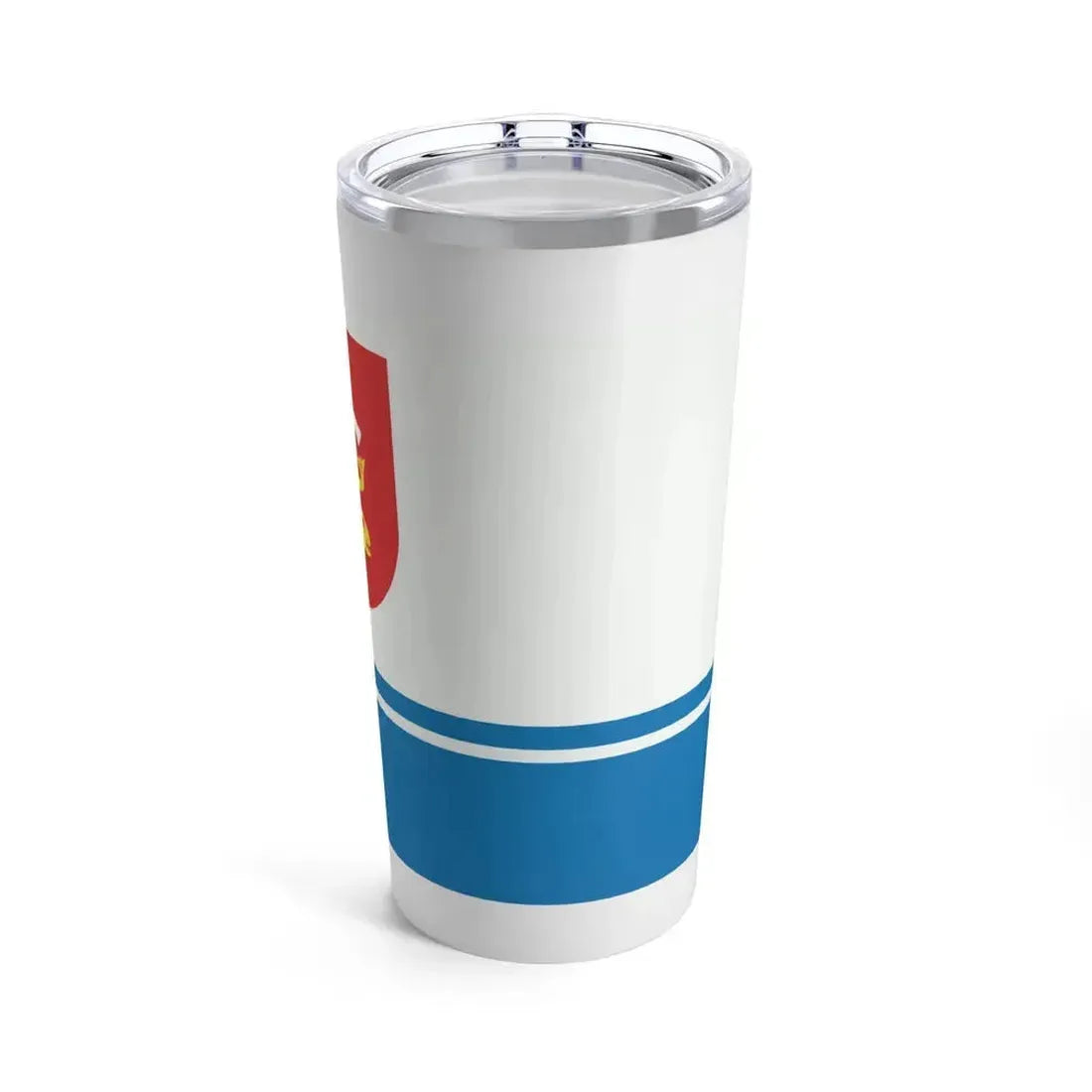 Flag of Gdynia Poland - Tumbler 20oz 20oz - Go Mug Yourself