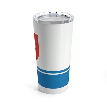 Flag of Gdynia Poland - Tumbler 20oz 20oz - Go Mug Yourself